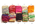 Mixed shades of multi-color Sari Silk Ribbon