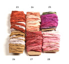 Orange, pink, and brown shades of multi-color Sari Silk Ribbon