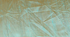 Close-up detail of Seafoam Aqua Shot Dupion Silk Fabric texture