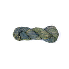 Hand-dyed Cotton Linen Yarn – Meadow Glow shade in dark, light, and medium green hues 