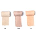 Extra wide sari silk ribbon in pastel brown shades