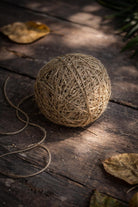 100g Hand-spun Hemp Yarn | Natural Plant Fiber | Eco Friendly Rustic Yarn for Knitting, Weaving & Crochet