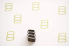 Wooden Printing Blocks with Geometric Symbols - Set of 4