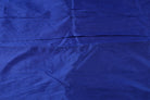 Midnight Sapphire faux dupioni fabric shown flat, highlighting its deep sapphire blue colour and subtle textured sheen.