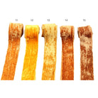 Continuous Silk Cotton Velvet Ribbon in Yellow & Orange