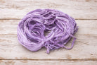 Lavender recycled sari silk ribbon