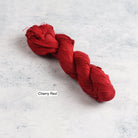 Cherry Red sari silk ribbon – bold, rich red tone