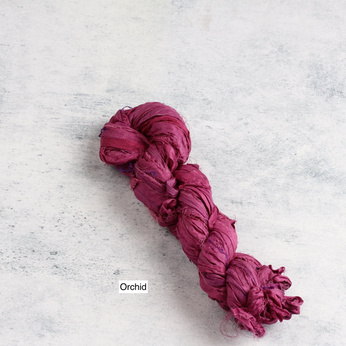 Orchid sari silk ribbon – delicate purple-pink hue