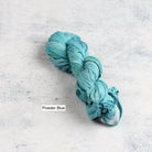 Powder Blue sari silk ribbon – delicate pastel turquoise hue