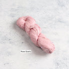 Rose Quartz sari silk ribbon – elegant pale rose tone