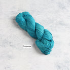 Classic turquoise sari silk ribbon – vibrant blue-green tone