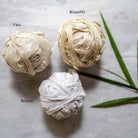 Tan brown Sari silk ribbon with a subtle sheen, ideal for vintage-themed styling and crafts.